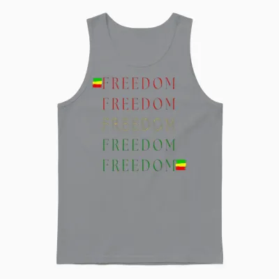 Freedom Art Unisex Tank Top - Sport Grey