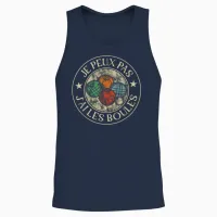 Je Ne Peux Pas J'ai Les Boules Petanque Man Woman Bouliste Unisex Tank Top in Navy - 2