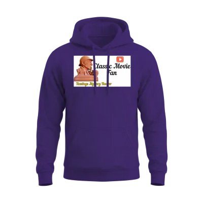 Classic Movie Fan Sherlock Holmes -Mystery Theater Unisex Hoodie - Purple