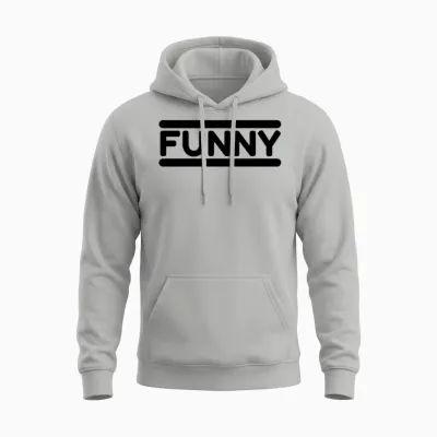 Funny - Black Unisex Hoodie - Ash