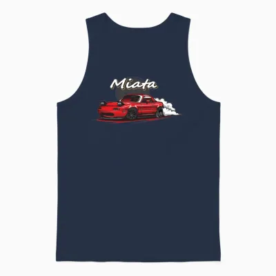 Mazda Mx5 Miata Unisex Tank Top - Navy