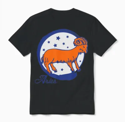 Aries Unisex T-Shirt - Black