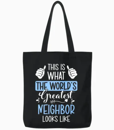 Neighbor Beer Celebration Tote Bags - Black