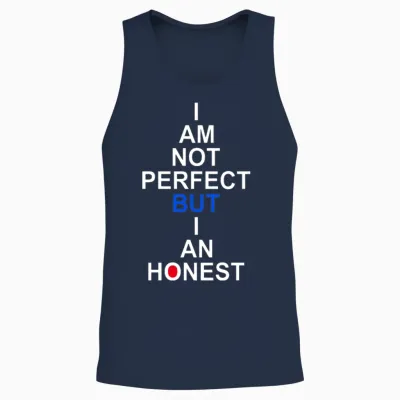 The Perfect Man He's Quiet He's Sweet Unisex Tank Top - Navy