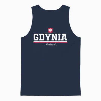 Gdynia Poland/polska Unisex Tank Top - Navy