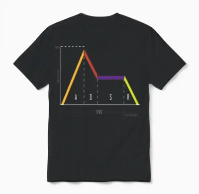 Synthesizer Synthi Retro Unisex T-Shirt - Black