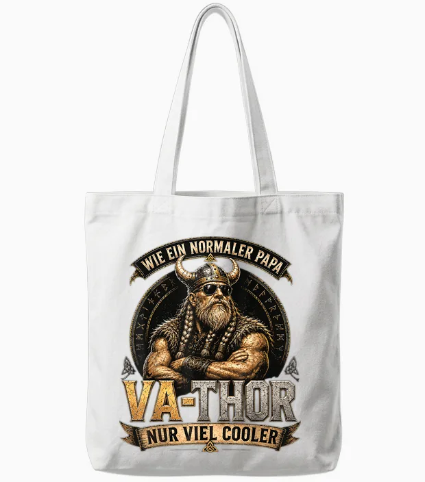 Papa Geschenk Papa Tshirt Vatertag Shirt Herren Lustig Papa Tote Bags in White
