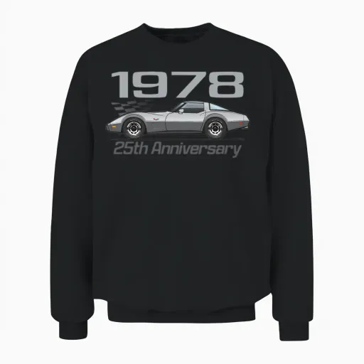 25th Anniversary Unisex Sweatshirt - Black