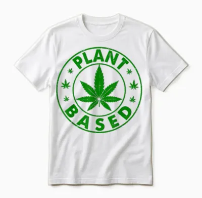 Plant Weed Kostüm Cannabis Marihuana Grower 420 Unisex T-Shirt - White