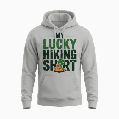 My Lucky Hiking Unisex Hoodie - Ash