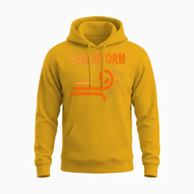 Sandstorm Retro Nostalgia Unisex Hoodie - Gold