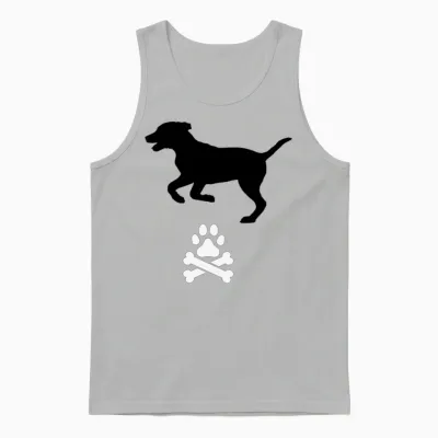 Dogs Unisex Tank Top - Ash