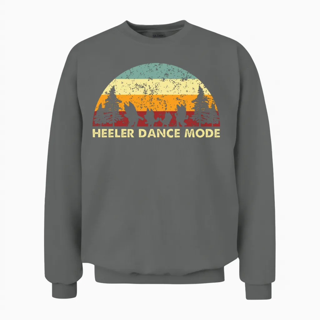 Retro Dance Mode Unisex Sweatshirt - Graphite Heather