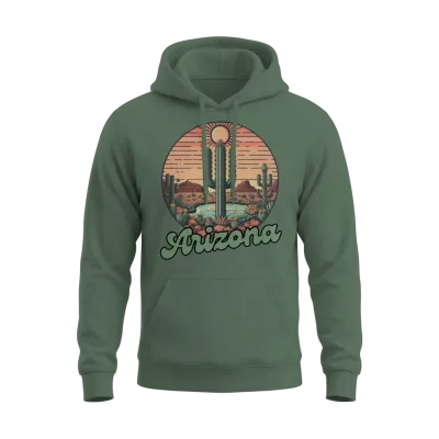 Arizona Unisex Hoodie - Military Green