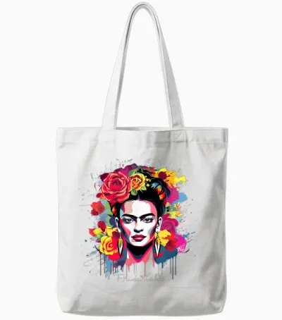 Frida Kahlo - Variety of Items T-Shirt, Black Tote Bags - White