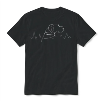Dog-Breed Great-Dane-Dog Dog-Moms Dog-Dad Unisex T-Shirt - Black