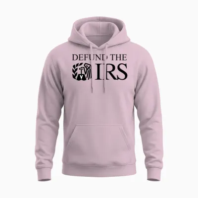 Defund the Irs Unisex Hoodie - Light Pink