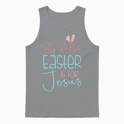 Silly Rabbit Easter Unisex Tank Top - Sport Grey