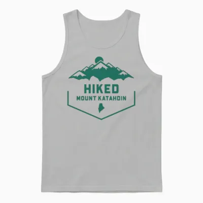 Hiked Mount Katahdin Unisex Tank Top - Ash