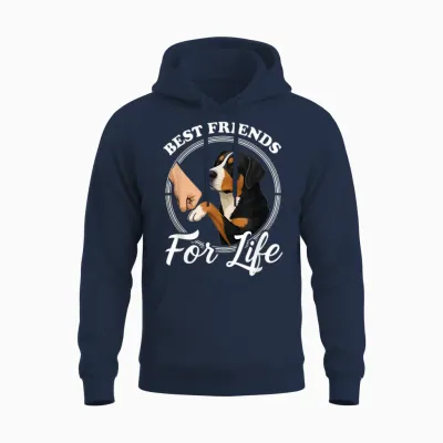 Großer Schweizer Sennenhund Liebhaber Design Schweizer Sennenhund Unisex Hoodie - Navy