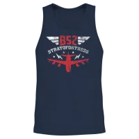 B52 B-52 Stratofortress Strategic Bomber Usa Gift Unisex Tank Top - Navy – 2
