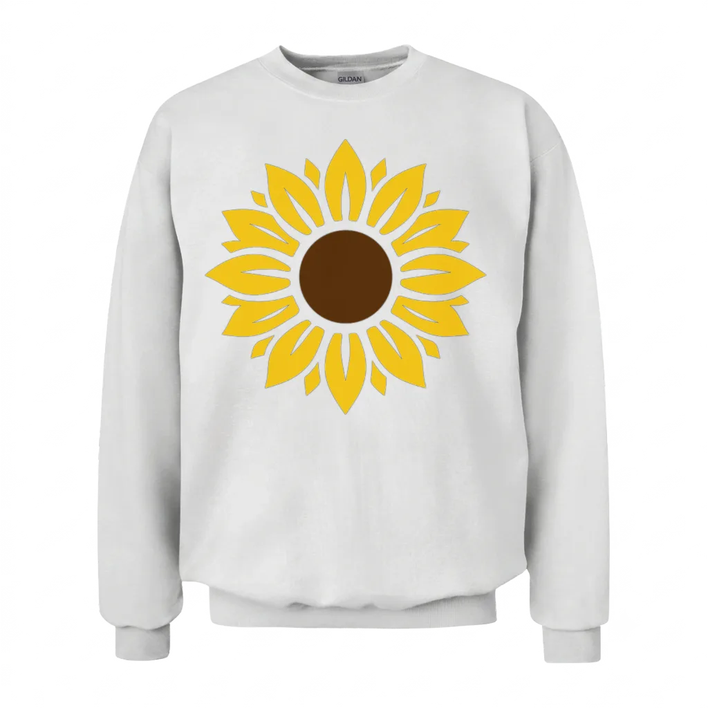 Sunflower Unisex Sweatshirt - White