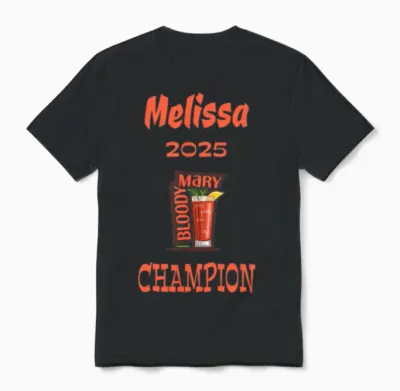 Melissa 2025 Unisex T-Shirt - Black