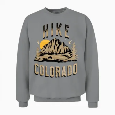 Colorado Hiking Unisex Sweatshirt - Sport Grey