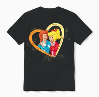 Bibi & Tina - Autumn Love Halloween Ii T-Shirt, Blue, S Unisex T-Shirt - Black