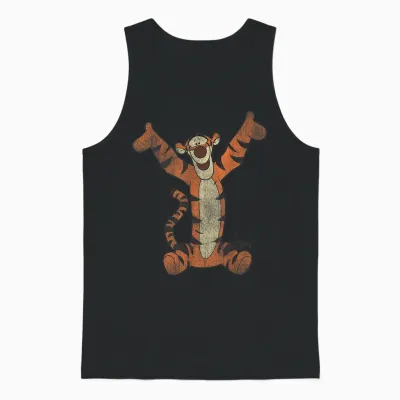 Winnie the Pooh Tigger Classic Unisex Tank Top - Black