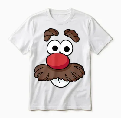 Mr. Potato Head Halloween Big Face Unisex T-Shirt - White
