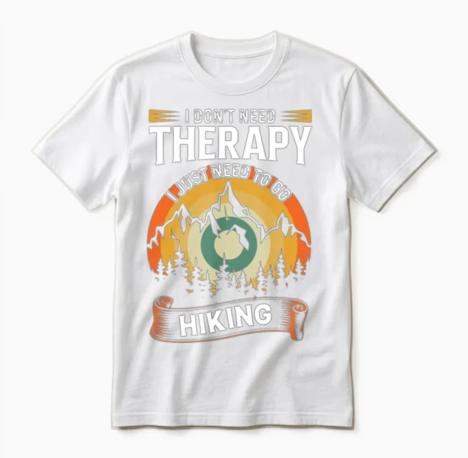 Mountain Hiking for Freedom? Unisex T-Shirt in White