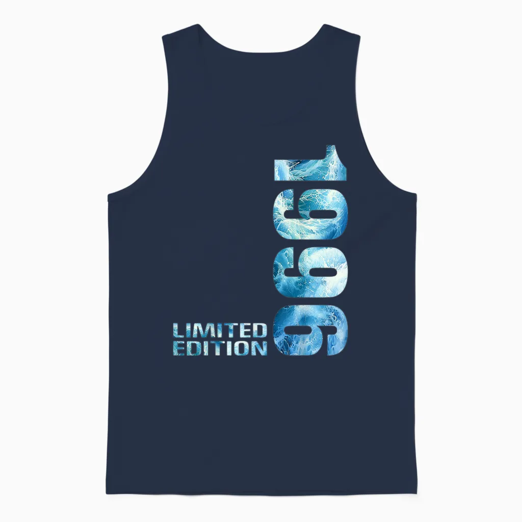 1996 Mann Frau 30. Geburtstag Limited Edition 30 Unisex Tank Top in Navy