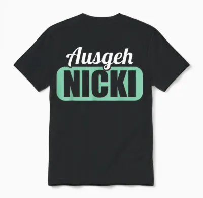 Ddr East Germany East Away Nicki Ossi T-Shirt, Black Unisex T-Shirt - Black