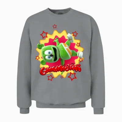 Gummibär Starburst Unisex Sweatshirt - Sport Grey