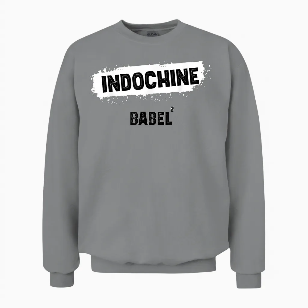 Babel Times 2 Man and Woman T-Shirt, Black, S Unisex Sweatshirt in Sport Grey