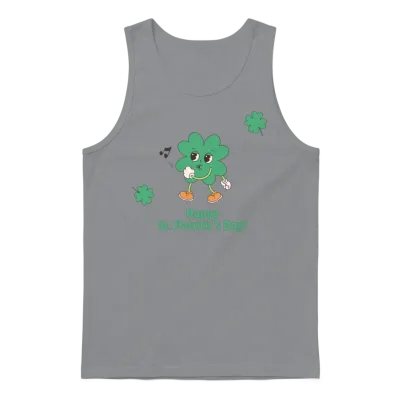 Happy St. Patrick's Day Unisex Tank Top - Sport Grey