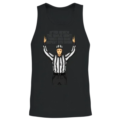 After Review Football Referee Clueless Sports Fan Unisex Tank Top - Black
