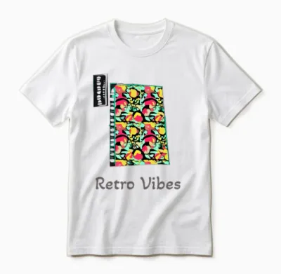 Retro Vibes Unisex T-Shirt - White