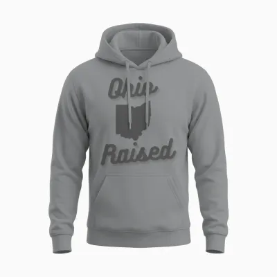 Ohio Raised Grey Grey Unisex Hoodie - Sport Grey