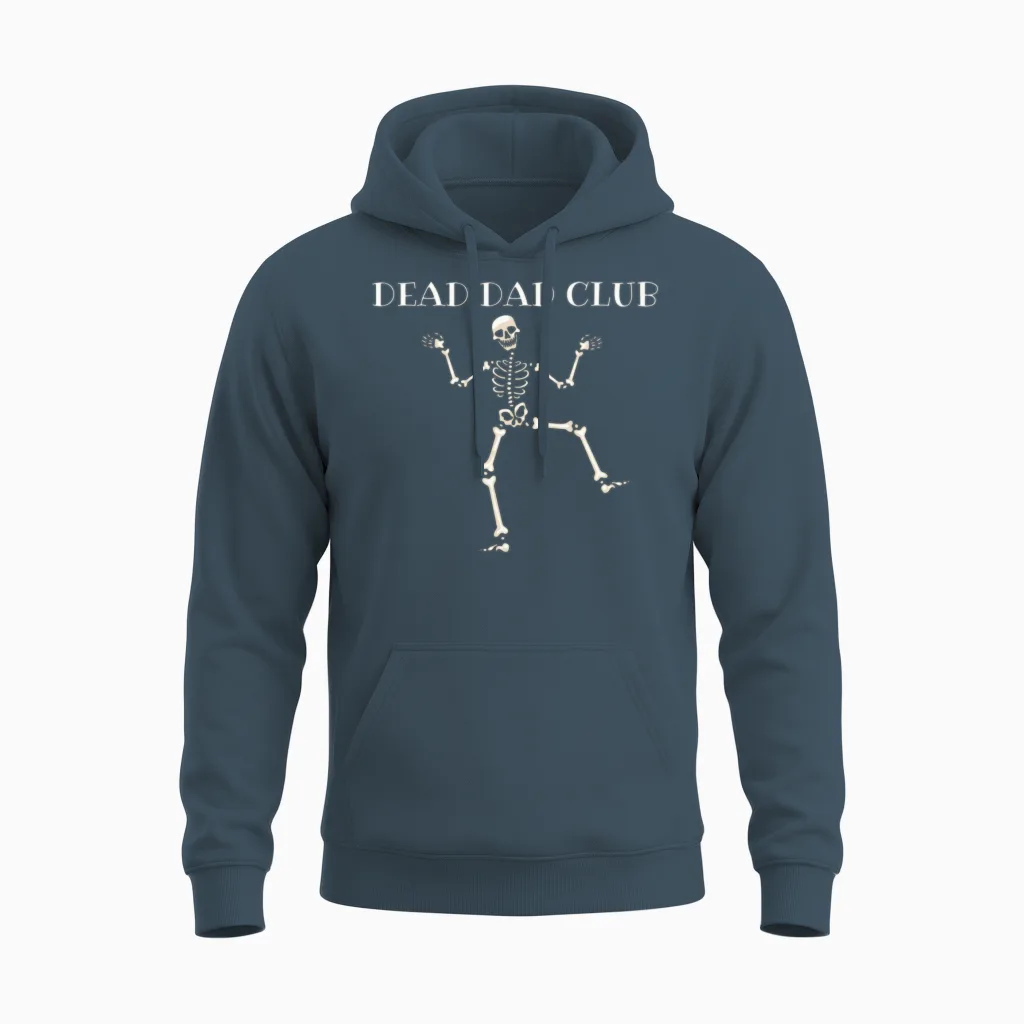 Dead Dad Club Unisex Hoodie in Dark Heather