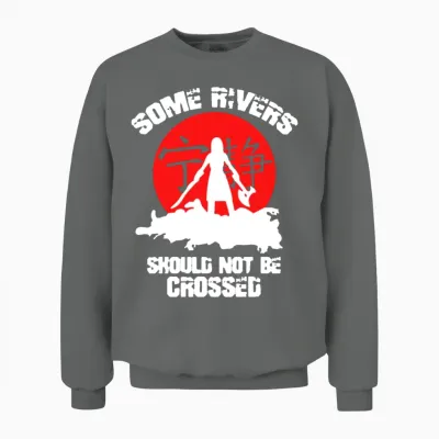 Some Rivers Should Not Be Crossed Unisex Sweatshirt - Graphite Heather
