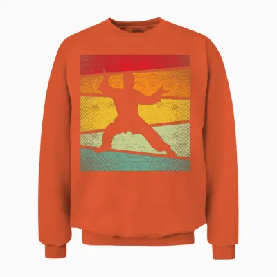 Mma Retro Unisex Sweatshirt - Orange