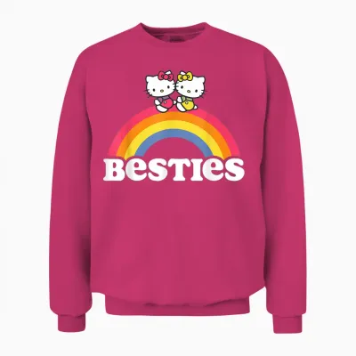 Hello Kitty and Mimmy Besties Unisex Sweatshirt - Heliconia