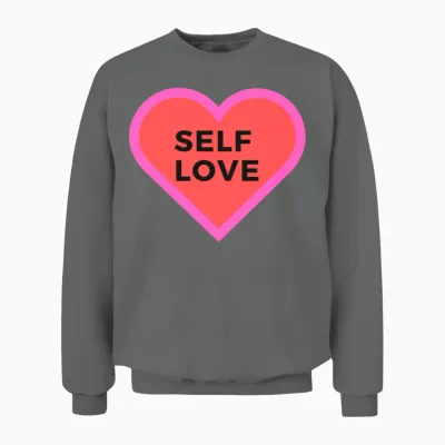 Self Love Unisex Sweatshirt - Graphite Heather