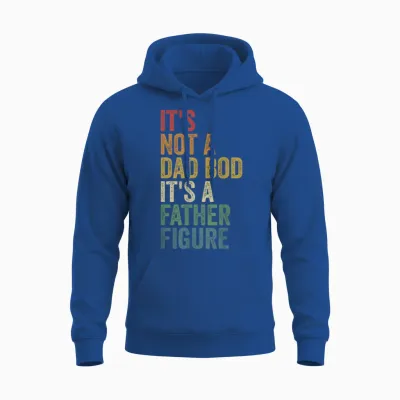 Vatertag Retro It's Not a Dad Bod It's a Father Figur Unisex Hoodie - Royal