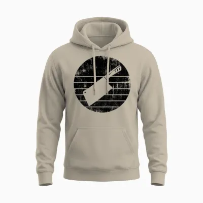 Cleaver Sketch Unisex Hoodie - Sand