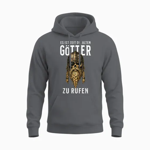 Es Ist Zeit Die Alten Götter Zu Rufen Unisex Hoodie in Charcoal