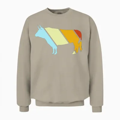 Bull Retro Unisex Sweatshirt - Sand