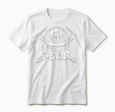 Gold Mining Unisex T-Shirt - White